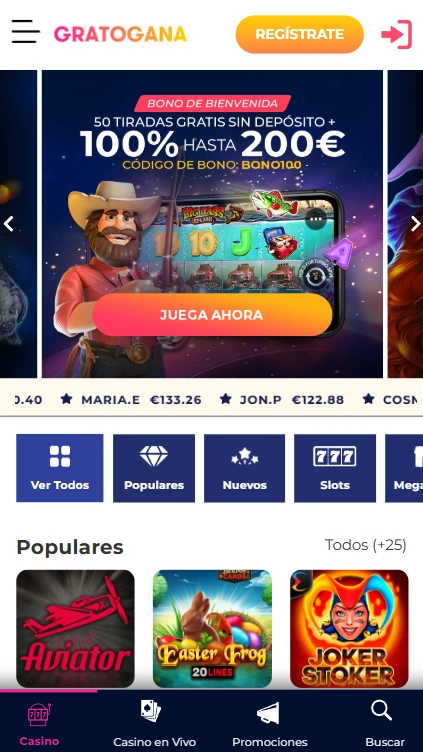 Código promocional en casino digital con bonos gratis online